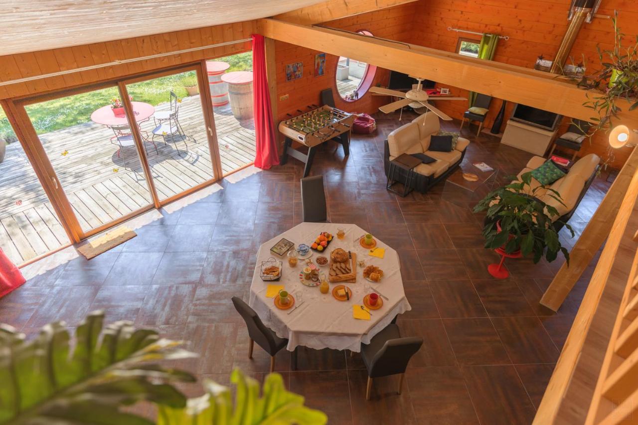 Chambre d’Hôtes Neptune Wood Arzens Exterior foto